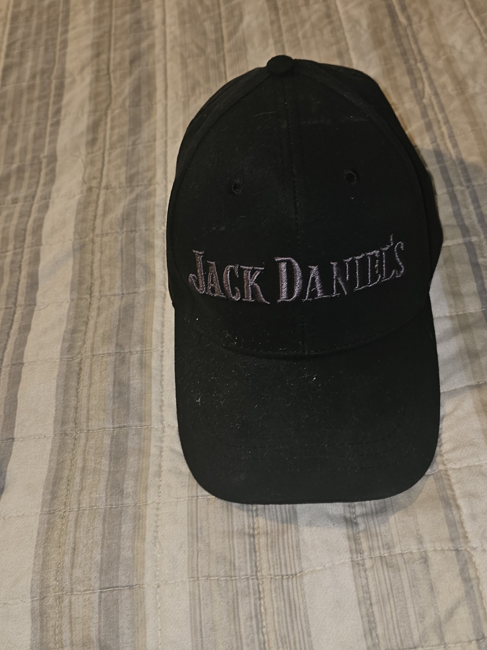 Jack Daniels Black Cap with Embroidered Logo